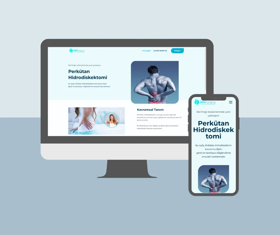 PERKÜTAN HİDRODİSKEKTOMİ